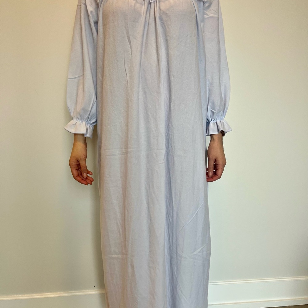 Vintage Baby Blue Nightgown by Stardust 1X Made in USA